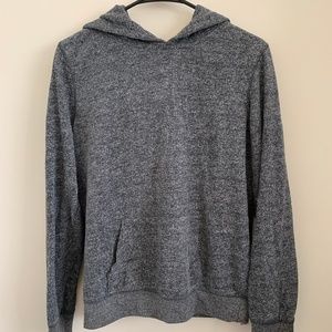 Meshed Gray Color Hoodie